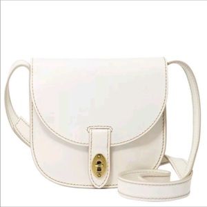 Fossil Pocketbook Crossbody Austin White SM